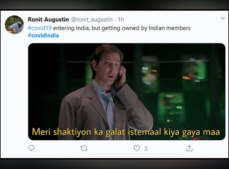 सोशल मीड‍िया पर कोरोना के खौफ का असर, कुछ हटकर बन रहे मीम्स