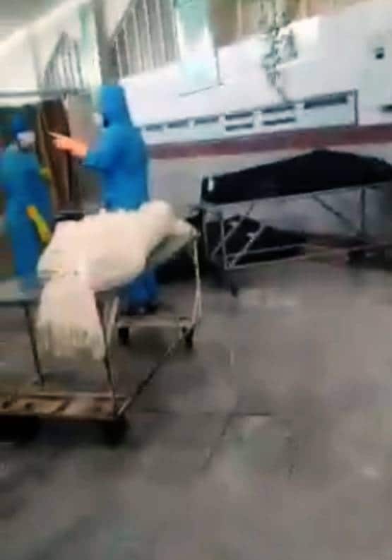 कोरोना वायरस: ईरान के शवगृह में दिखे लाशों के ढेर, वीडियो वायरल