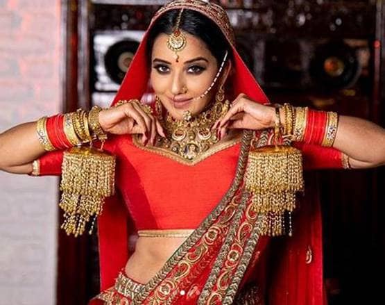 लॉकडाउन के बीच फैंस को ट्रीट, मोनालिसा ने शेयर किया ब्राइडल फोटोशूट