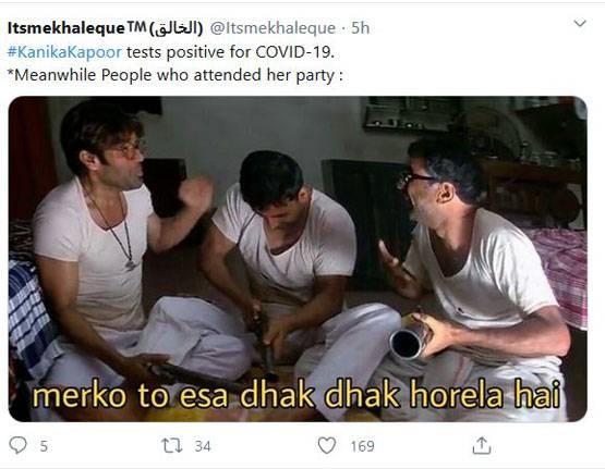 कनिका कपूर ने की लापरवाही की हद, अब सोशल मीडिया पर बन रहे ऐसे मीम्स