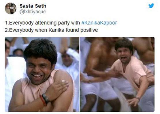 कनिका कपूर ने की लापरवाही की हद, अब सोशल मीडिया पर बन रहे ऐसे मीम्स