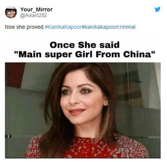 कनिका कपूर ने की लापरवाही की हद, अब सोशल मीडिया पर बन रहे ऐसे मीम्स