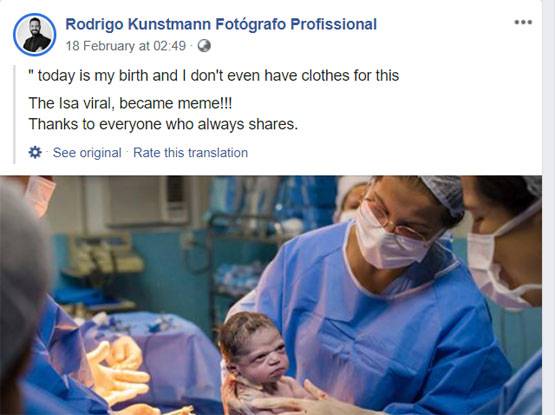 जन्म के ठीक बाद बच्ची ने डॉक्टर को यूं घूरा! फोटो देख हैरान हुए लोग