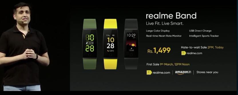 9 दिनों की बैटरी के साथ Realme Band भारत में लॉन्च, कीमत 1,499