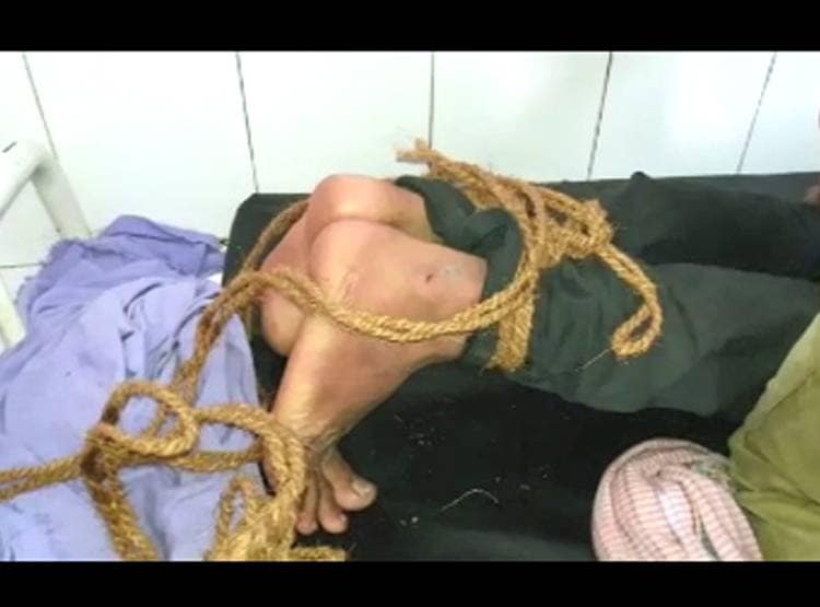 PUBG का चढ़ा नशा तो हाथ-पैर बांधकर ले जाना पड़ा हॉस्प‍िटल...