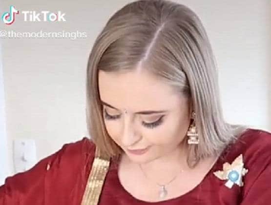 वायरल हुई हिंदी-पंजाबी बोलने वाली विदेशी भाभी, TikTok की बनी स्टार