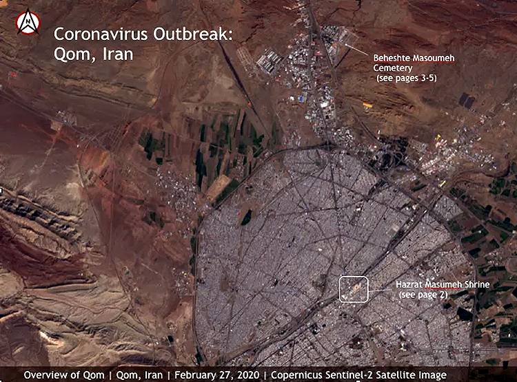 कोरोना से तबाही: ईरान में खोदी जा रहीं सैकड़ों कब्रें, शवों पर डाल रहे चूना