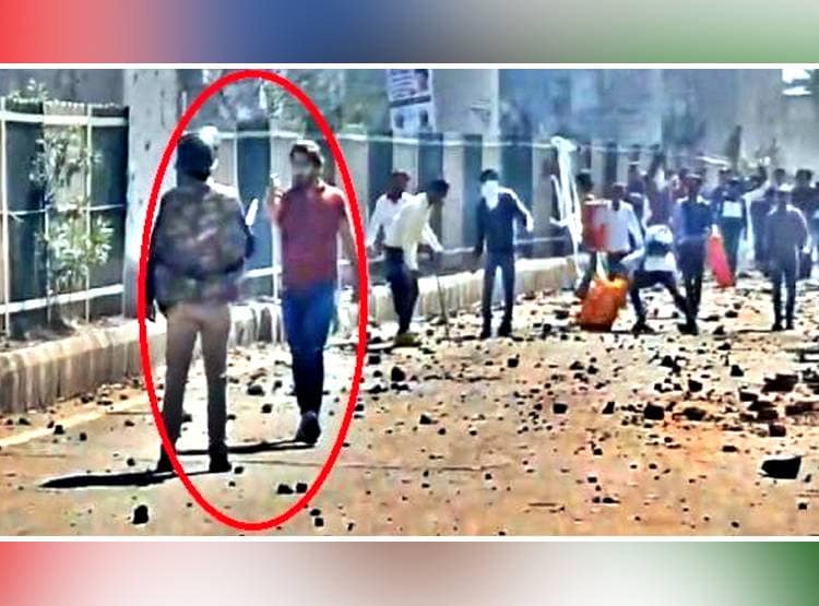 ऐसे पकड़ा गया फरार शाहरुख, सिपाही के सीने पर तानी थी प‍िस्टल