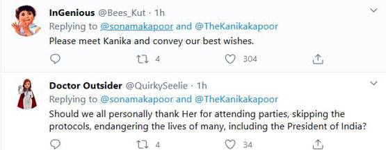 कनिका के सपोर्ट में सोनम-ऋषि, ट्रोल्स ने जमकर सुनाई खरी-खरी