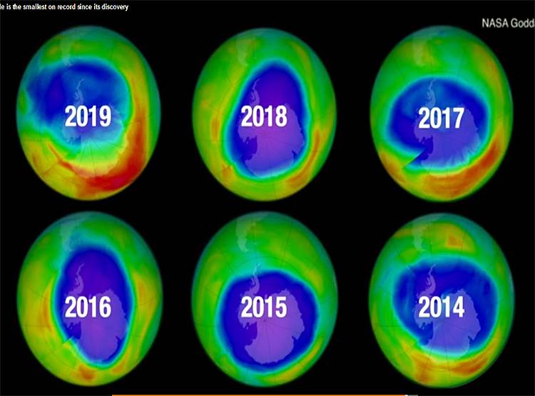 लॉकडाउन से बड़ा फायदाः कम हुआ प्रदूषण, भरने लगा है ओजोन लेयर का छेद