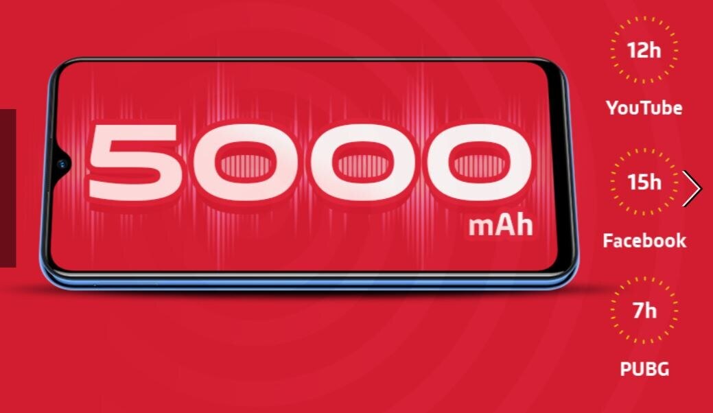 5,000mAh बैटरी, तीन रियर कैमरे वाला Vivo U10 मिल रहा है 8,999 रु. में
