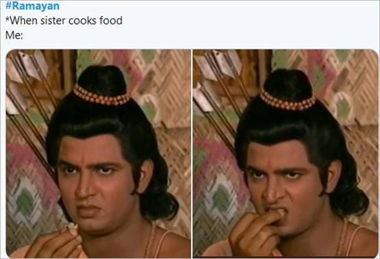 सोशल मीडिया पर वायरल हुए रामायण के सीन्स, यूजर्स ने बनाए फनी मीम्स