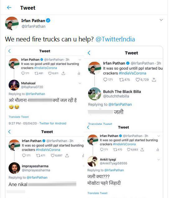 दीये की जगह पटाखे, पठान ने किया ऐतराज तो उल्टा भड़क गए यूजर्स