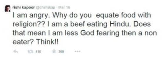 बीफ से कश्मीर तक, अपने निर्भीक ट्वीट्स के लिए जाने जाते थे ऋषि कपूर