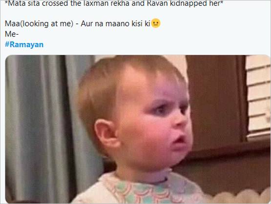 सोशल मीडिया पर वायरल हुए रामायण के सीन्स, यूजर्स ने बनाए फनी मीम्स