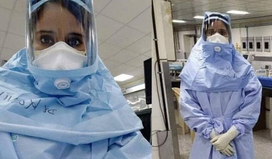 कोरोना: बुजुर्ग कपल की ICU में 50वीं सालगिरह, डॉक्टरों ने दी पार्टी