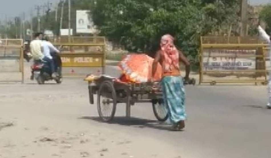 लॉकडाउन में नहीं मिली एंबुलेंस, प्रसव में तड़प रही बहन को ठेले पर ले गया भाई