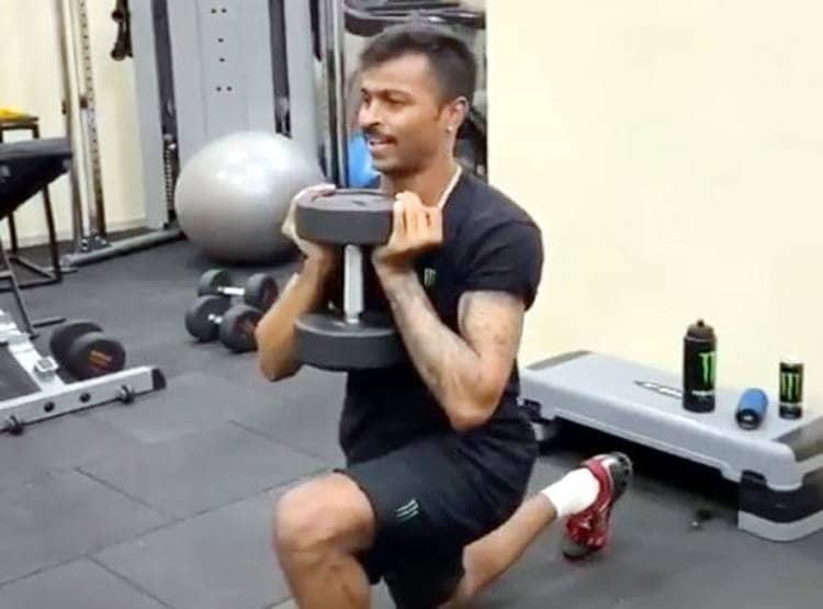 वीडियो: पसीना बहा रहे पंड्या, लॉकडाउन में भी फिटनेस से प्यार