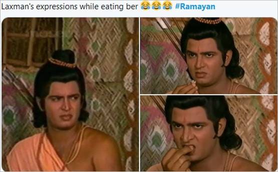 सोशल मीडिया पर वायरल हुए रामायण के सीन्स, यूजर्स ने बनाए फनी मीम्स