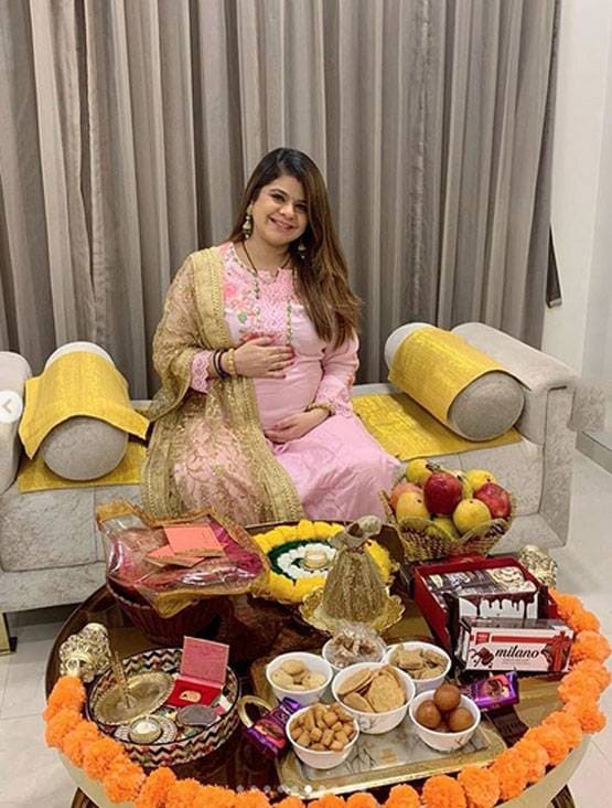 लॉकडाउन में TV एक्ट्रेस की गोदभराई, परिवार ने खास अंदाज में किया सेलिब्रेट