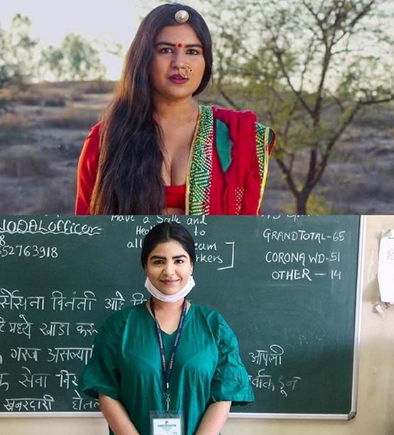 कोरोना मरीजों की मदद को आगे आई एक्ट्रेस, बन गई अस्पताल में नर्स