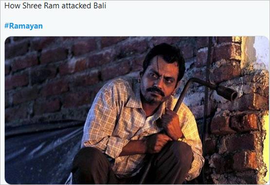 सोशल मीडिया पर वायरल हुए रामायण के सीन्स, यूजर्स ने बनाए फनी मीम्स