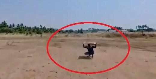 सिर पर आ गया ड्रोन तो सरपट घर को भागे लोग, लॉकडाउन का मजेदार वीडियो