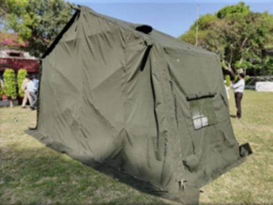 OFB ने बनाया ये हाईटेक टेंट, कहीं भी लगाओ, दो कोरोना मरीज का इलाज करो