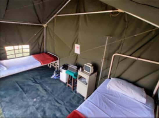 OFB ने बनाया ये हाईटेक टेंट, कहीं भी लगाओ, दो कोरोना मरीज का इलाज करो
