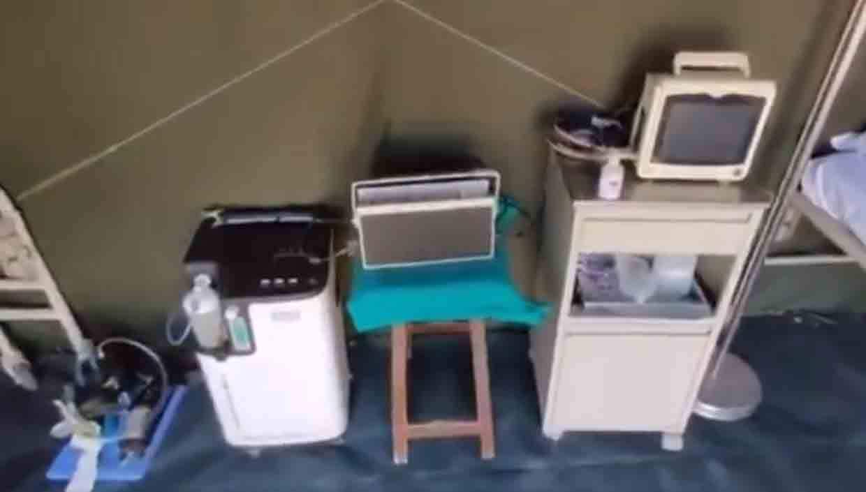 OFB ने बनाया ये हाईटेक टेंट, कहीं भी लगाओ, दो कोरोना मरीज का इलाज करो