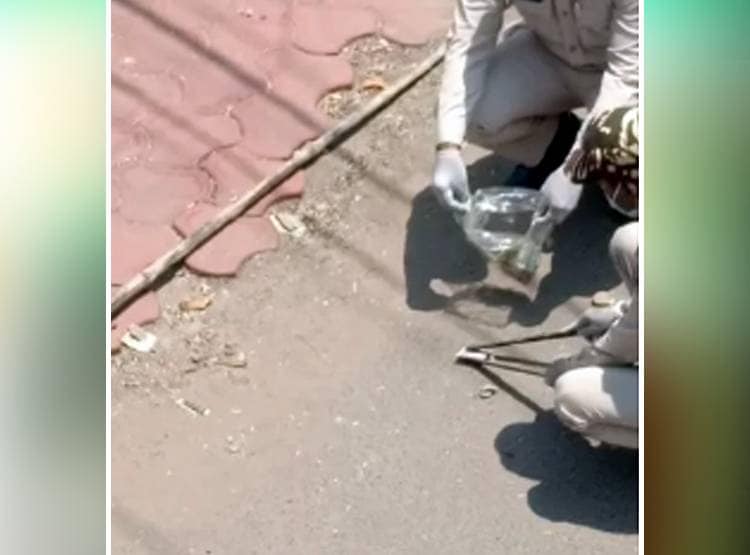 सड़क पर पड़े थे 200-500 के कई नोट, हाथ लगाने से डरते रहे लोग