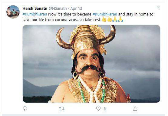 रामायण: कुंभकर्ण की इस बात के फैन हुए यूजर्स, ट्रेंड हुआ #Kumbhkaran