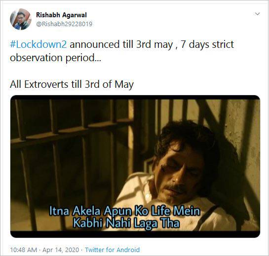 लॉकडाउन बढ़ते ही कुंभकर्ण जैसा हुआ यूजर्स का हाल, बन रहे ये फनी मीम्स