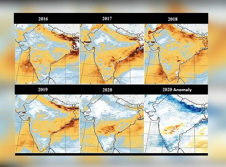 लॉकडाउन ने साफ कर दी भारत की 20 साल से गंदी हवा, NASA ने जारी की तस्वीरें