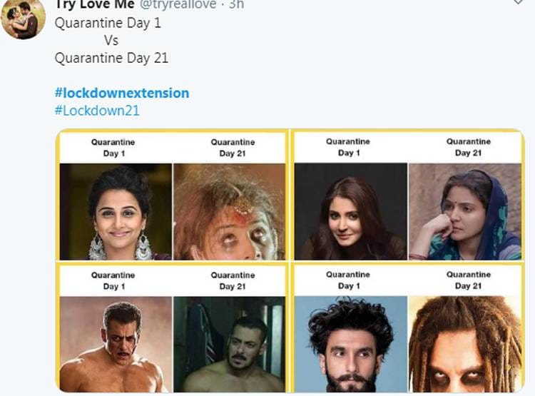 ट्विटर पर ट्रेंड हो रहा 'लॉकडाउन एक्सटेंशन', बन रहे ऐसे मीम्स