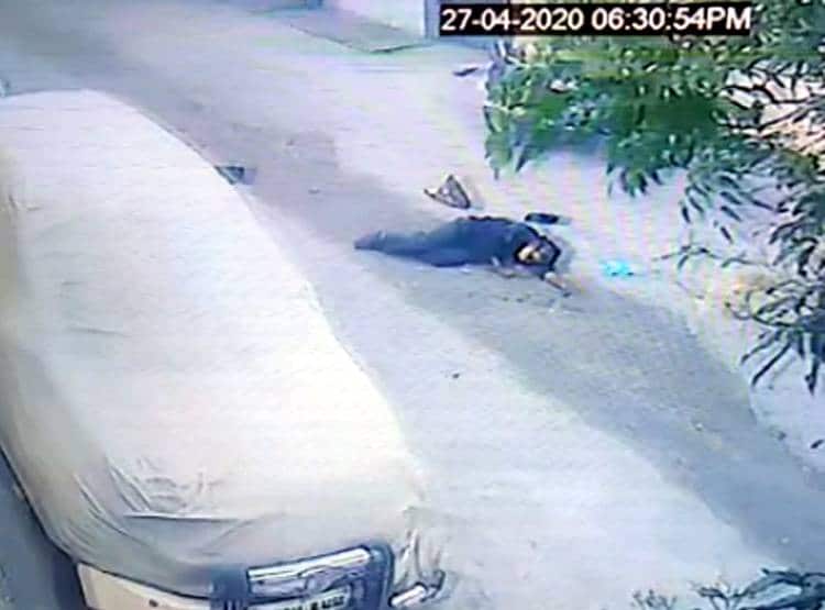 हॉस्पिटल की ड्यूटी पर जा रहा था गार्ड, हत्या का मंजर सीसीटीवी में कैद