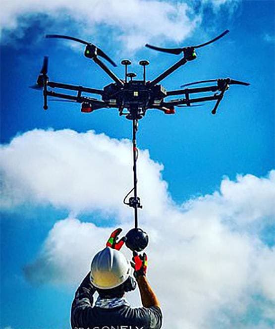 190 फीट ऊपर से ड्रोन जांच लेगा बॉडी टेंपरेचर, यूएस में हो रहा ट्रायल