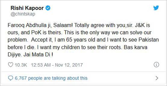 राधे मां-आसाराम से कश्मीर तक, ये हैं ऋषि कपूर के सबसे चर्चित ट्वीट