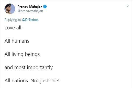 ट्रंप ने मदद रोकी तो WHO चीफ ने लिखा LOVE, ट्विटर पर मिले मजेदार जवाब