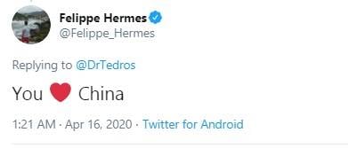 ट्रंप ने मदद रोकी तो WHO चीफ ने लिखा LOVE, ट्विटर पर मिले मजेदार जवाब