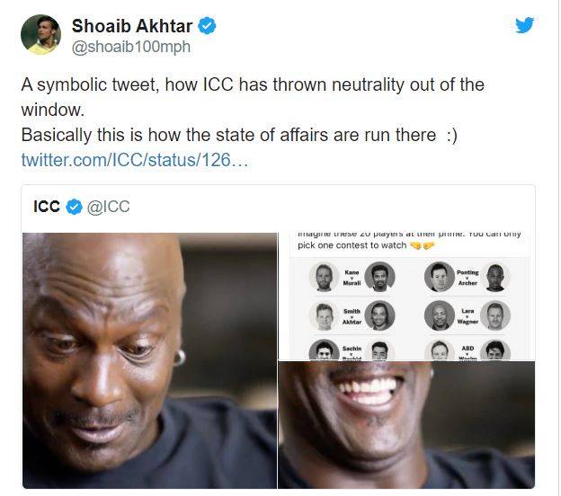शोएब अख्तर ICC के कमेंट पर भड़के, ये खतरनाक VIDEO शेयर कर दिया मुंहतोड़ जवाब