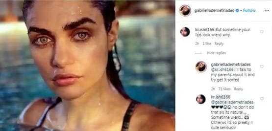 अर्जुन रामपाल की गर्लफ्रेंड के होठों को यूजर ने बताया अजीब, मिला ये जवाब