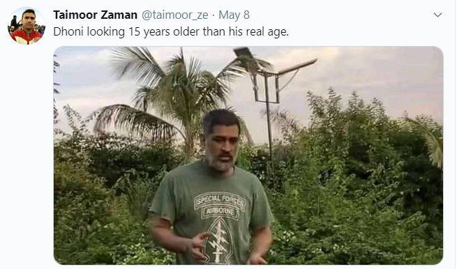 धोनी का लुक देखकर फैंस को लगा Shock, बोले- बूढ़ा शेर ज्यादा खतरनाक