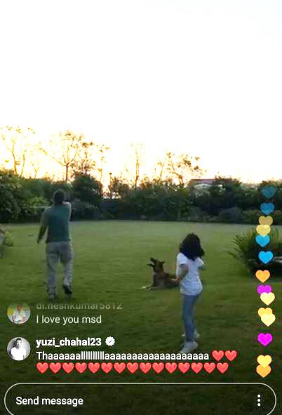 धोनी के लेटेस्ट लुक पर चहल की गुगली, किया ये मजेदार कमेंट