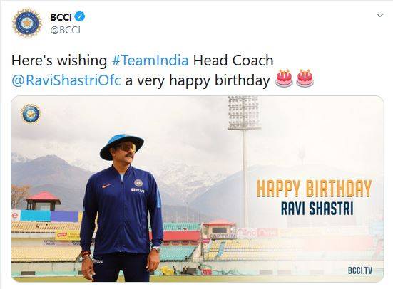 58 के हुए शास्त्री, कोहली ने बर्थडे विश कर कहा- बहादुर कुछ ही होते हैं