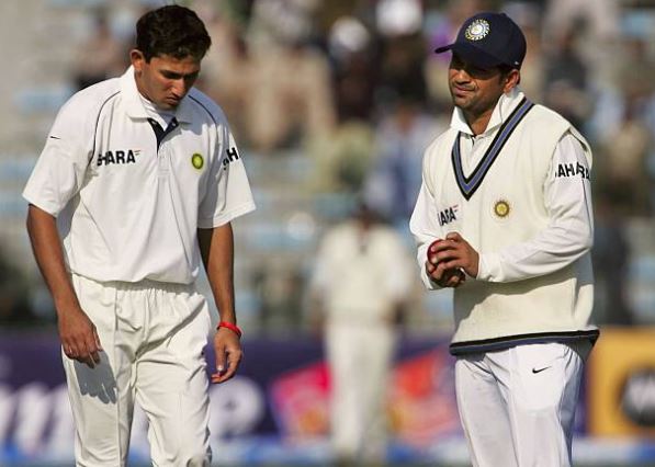 Ajit Agarkar and Sachin Tendulkar