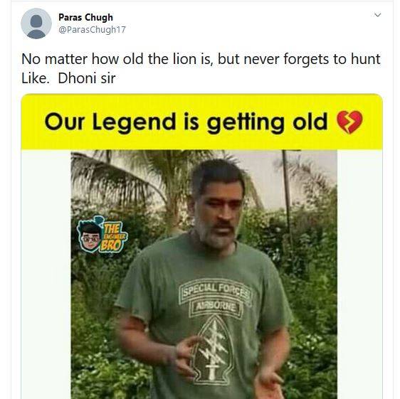 धोनी का लुक देखकर फैंस को लगा Shock, बोले- बूढ़ा शेर ज्यादा खतरनाक