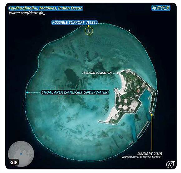 कोरोना का फायदा उठा रहा है चीन, भारत के पड़ोस में चुपके से बनाया आइलैंड
