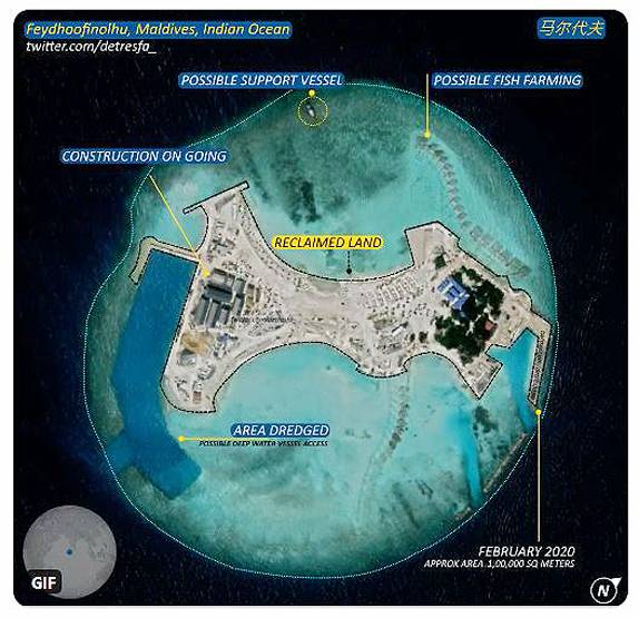 कोरोना का फायदा उठा रहा है चीन, भारत के पड़ोस में चुपके से बनाया आइलैंड