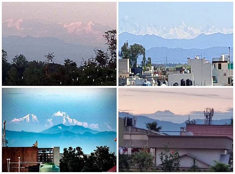 लॉकडाउन का कमाल, बिहार में सीतामढ़ी से दिखीं हिमालय की बर्फीली चोटियां